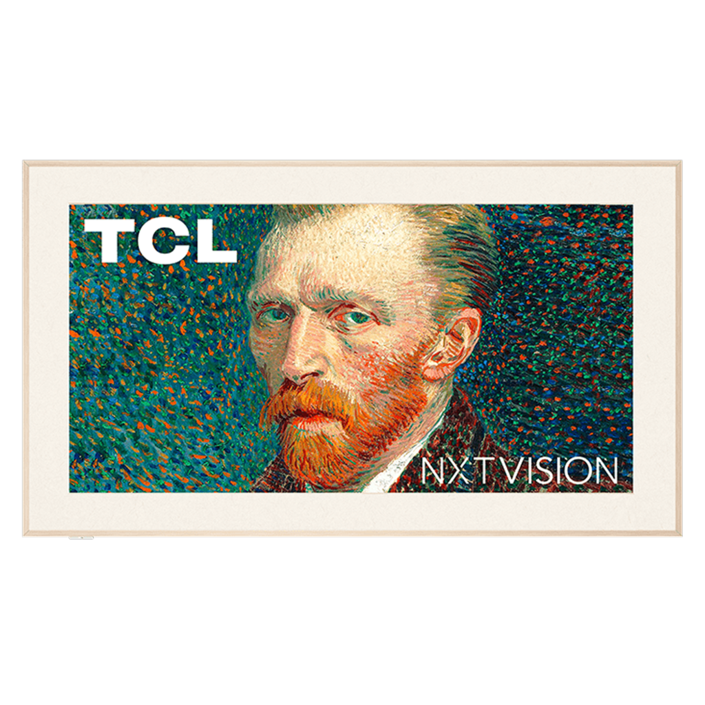 TCL NXTVISION A300W 4K QLED Art TV with Flush Wall Mount