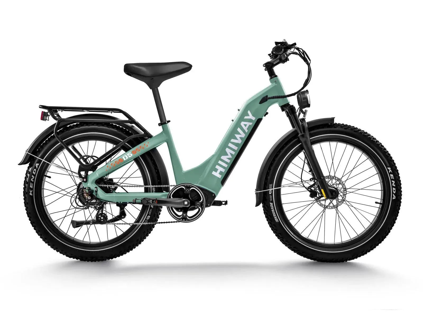 Himiway D5 ST Zebra 750W Step-Thru Fat Tire Electric Bike