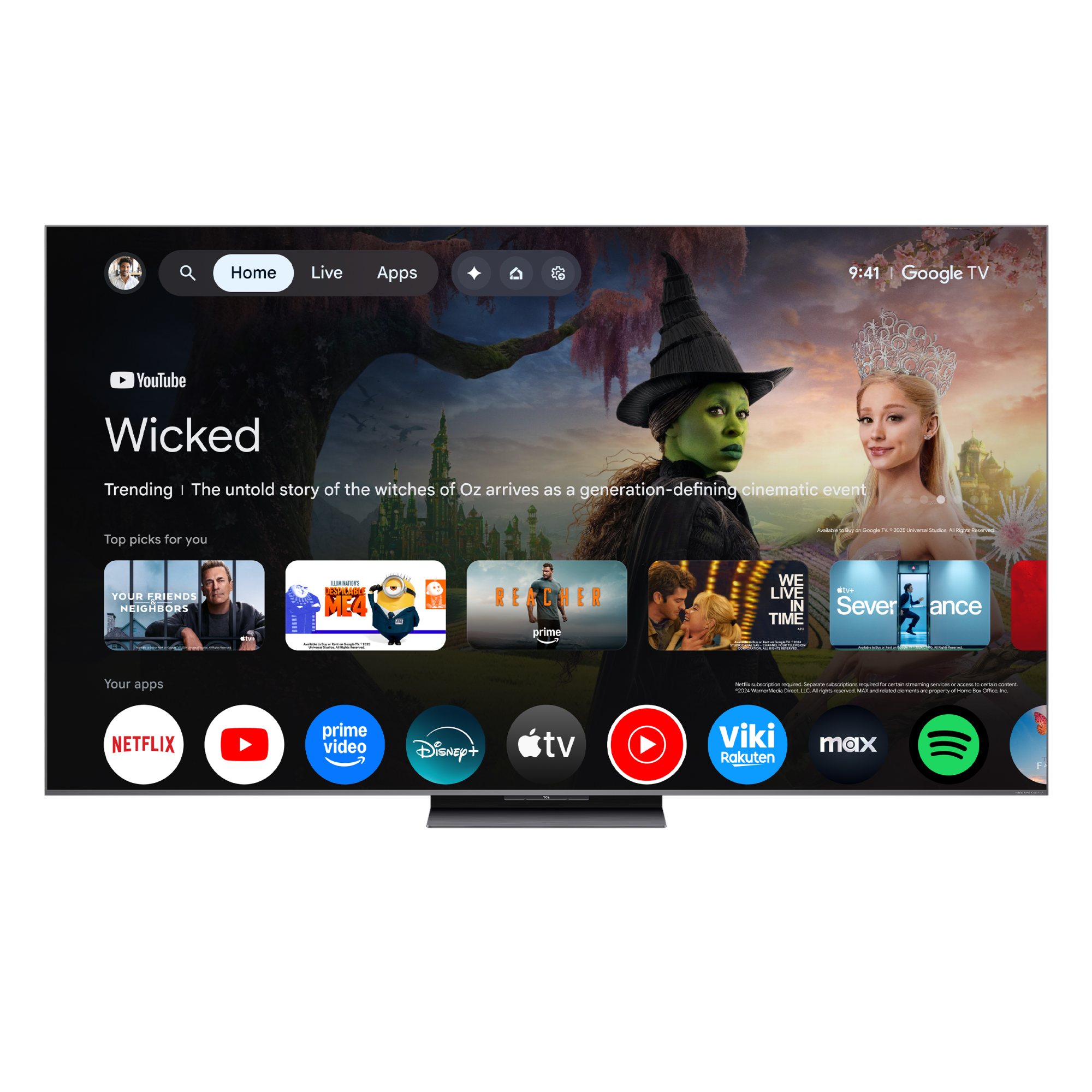 TCL QM8L 4K SQD-Mini LED Smart TV with Google TV - Image 4