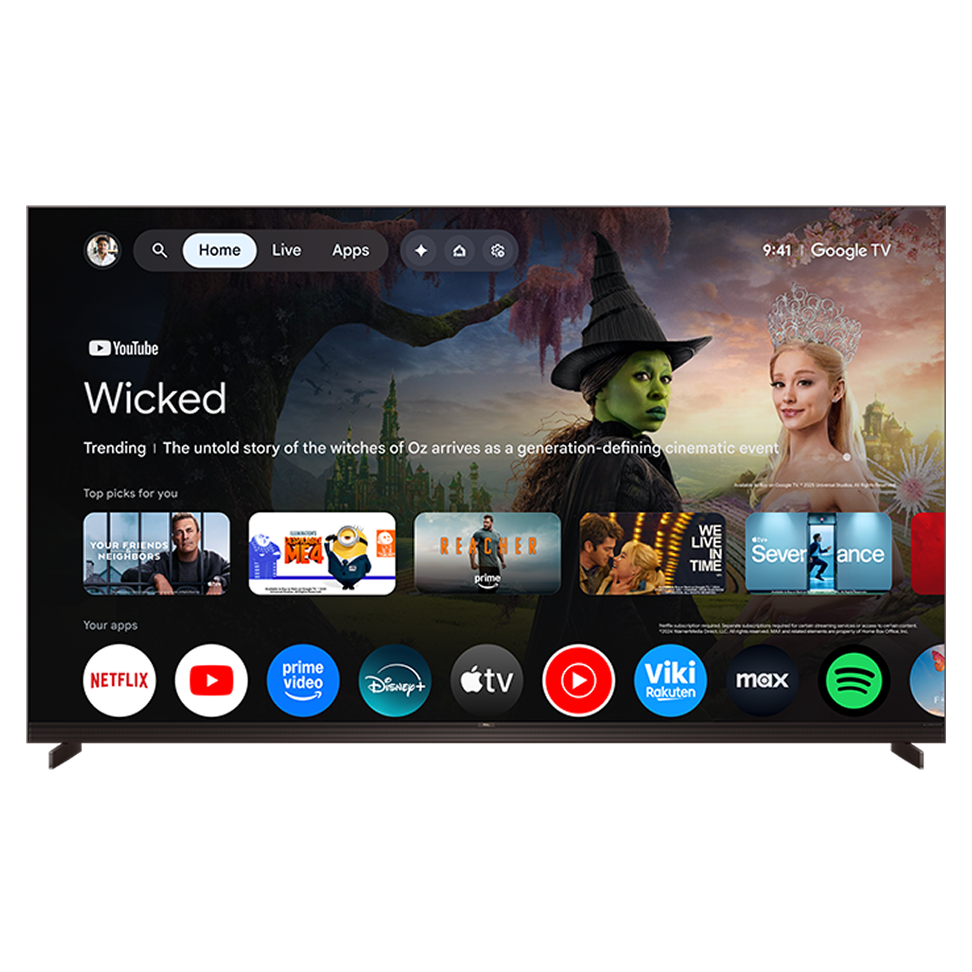 TCL X11L 4K SQD-Mini LED Smart TV with Google TV - Image 4