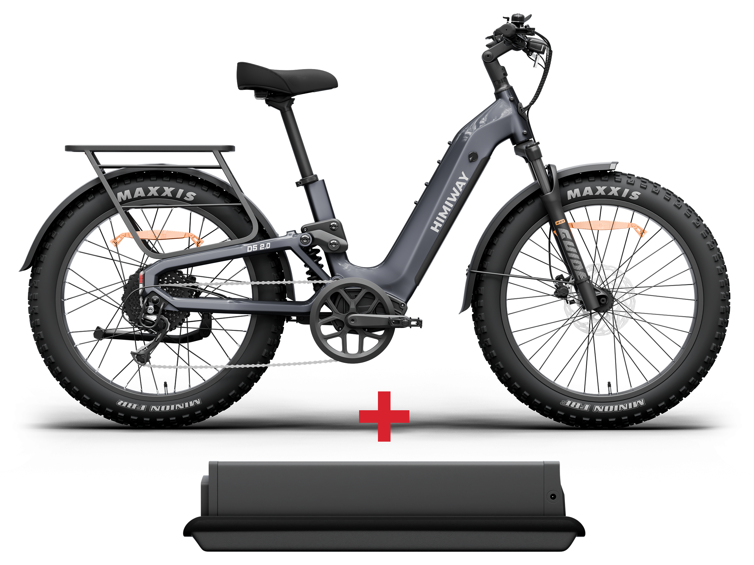 Himiway D5 ST 2.0 Step-Thru Full Suspension Fat Tire Electric Bike - Image 2