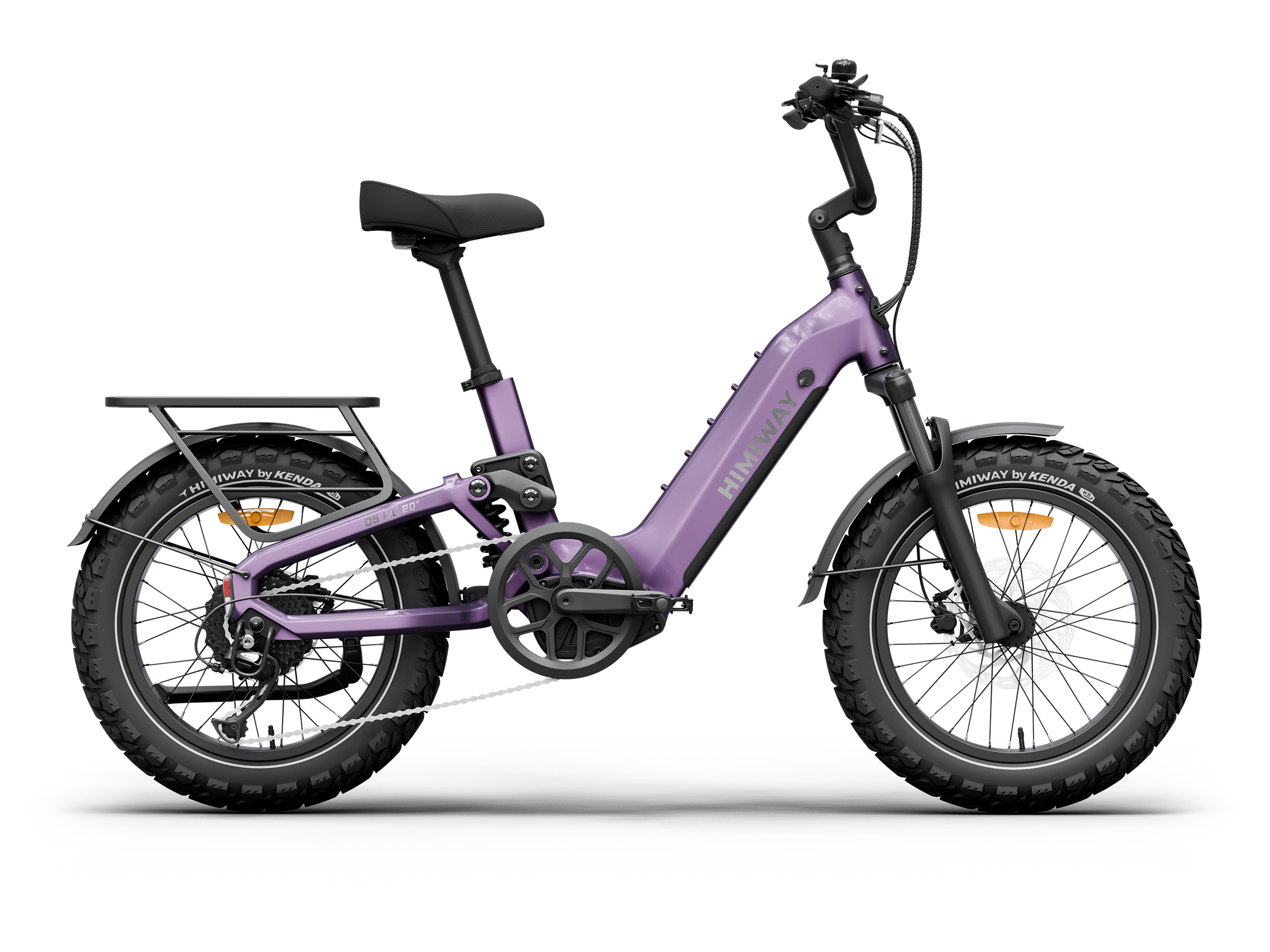 Himiway D5 2.0 20" Compact Full Suspension Fat Tire Electric Bike - Image 3