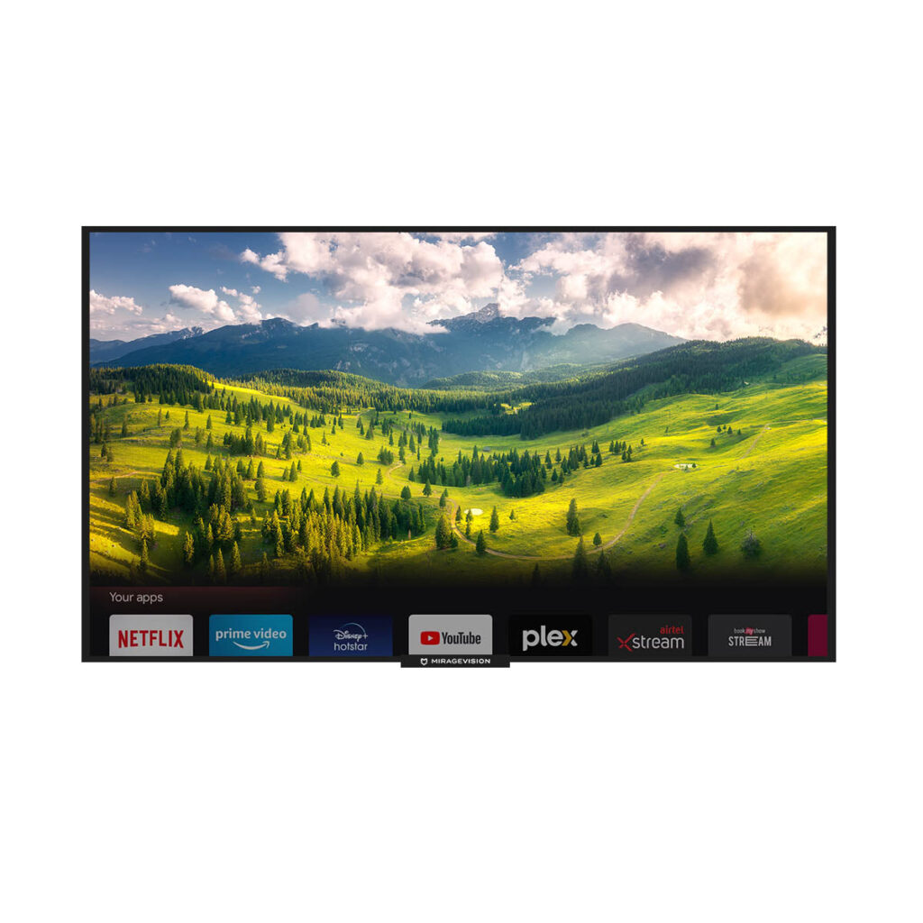 MirageVision Gold Partial-Sun Mini-LED 4K Outdoor Smart TV, IP55