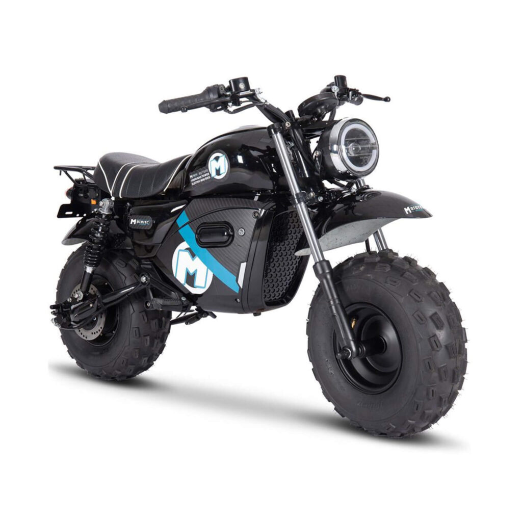 MotoTec 1500W 60V Electric Mini Bike, Black
