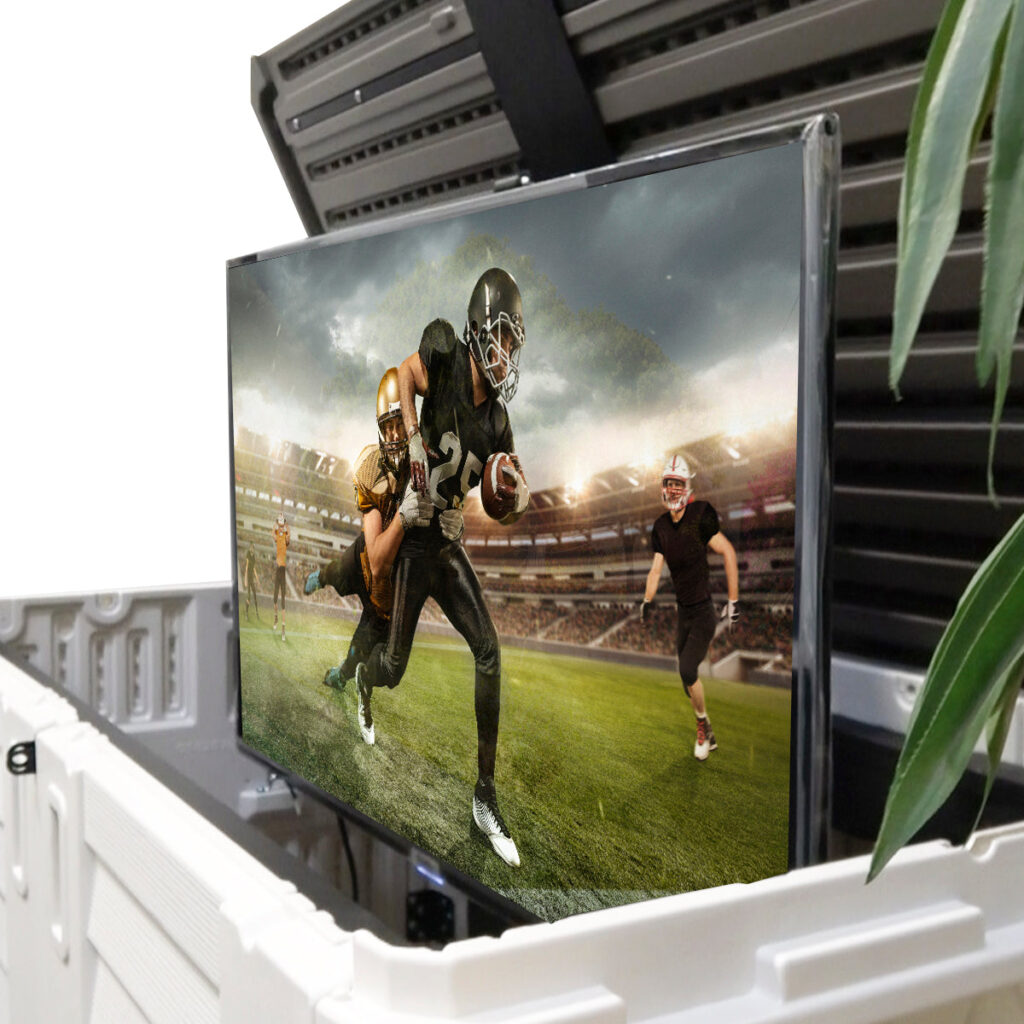 MirageVision Econo Outdoor TV Lift Cabinet, with or without Silver Series TV